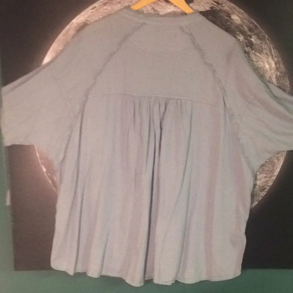 We the free denim oversized top - Picture 9 of 11